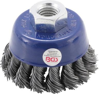 BGS četka žičana lončasta 65mm M14 upl. žica  3980