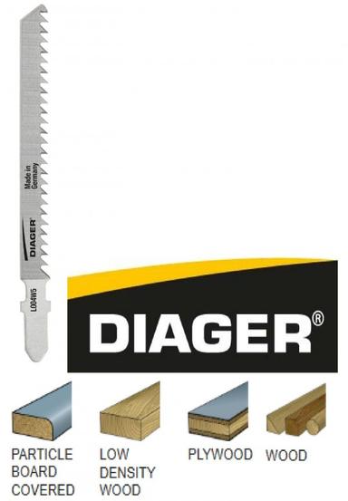 DIAGER list za ubodnu pilu - drvo,PVC 3x100mm 5/1  L004W5