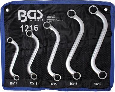 BGS set ključeva S-okastih 10-19mm 5dj. pro+ 1216