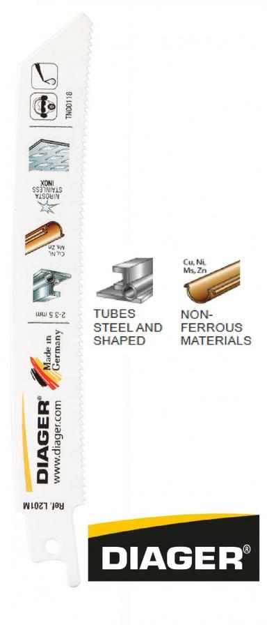 DIAGER list sabljaste pile-metal 1,8x150mm 5/1 L201ML1505