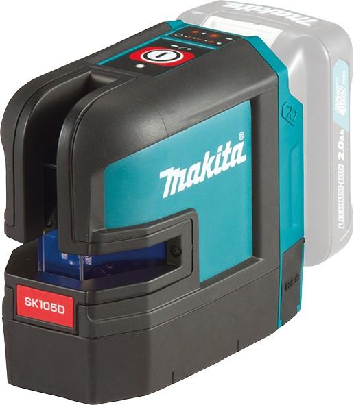 Makita aku laserski križni nivelir SK105DZ(25m,crveni,12Vma)