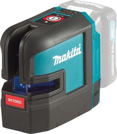 Makita aku laserski križni nivelir SK105DZ(25m,crveni,12Vma)