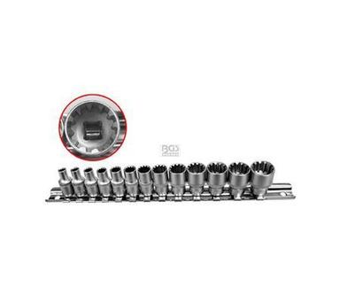 BGS Set nas.klj. univerz. 4-14mm 1/4" 13dj. pro+ 2150