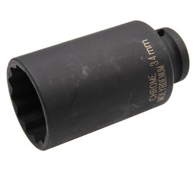 BGS Ključ nasadni udarni dugi 1/2" 34mm 12-kut. pro+ 5340