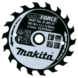 MAKITA Kružni list 165x30x10Z MAKFORCE B-07892
