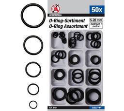 BGS set O-ring brtvi 5-20mm 50 kom Kraftmann  8131