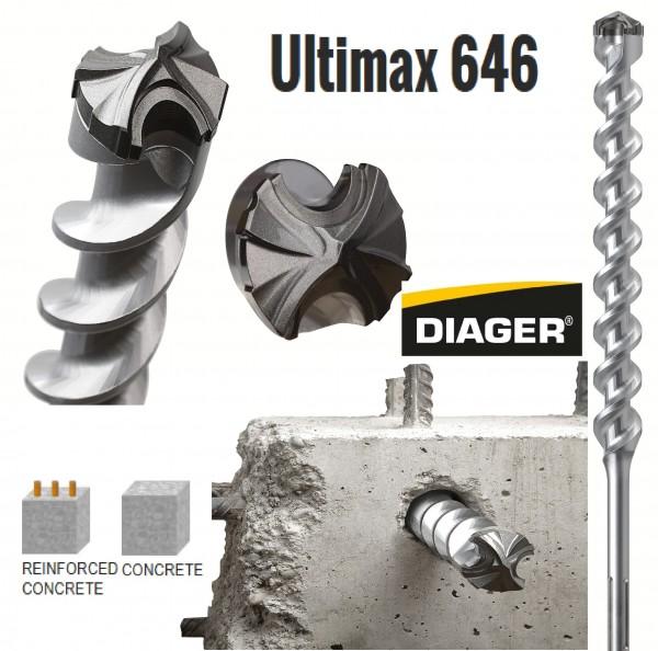 DIAGER svrdlo SDS-MAX Ultimax 646 16x920 mm 166D16L0920