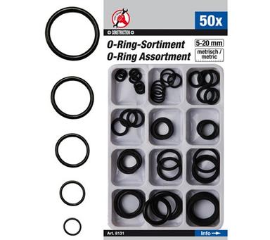 BGS set O-ring brtvi 5-20mm 50 kom Kraftmann  8131
