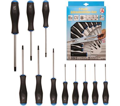 BGS Set odvijača Torx T6-T40 11dj. Kraftmann  7844
