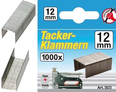 BGS ulošci za klamericu 1000kom. 12mm Kraftmann 3023