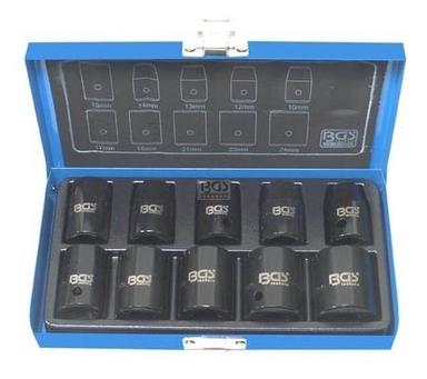 BGS Set nas.klj. udarnih 10-24mm 1/2" 10dj. pro+ 5205