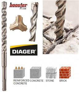 DIAGER svrdlo BOOSTER SDS-PLUS 18x260/210mm 113D18L0260