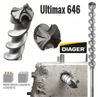 DIAGER svrdlo SDS-MAX Ultimax 646 18x920 mm 166D18L0920