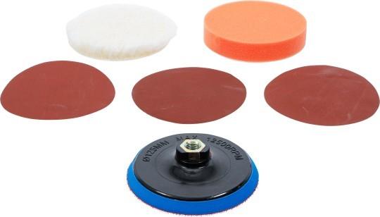 BGS set za brušenje i poliranje 125mm  8592