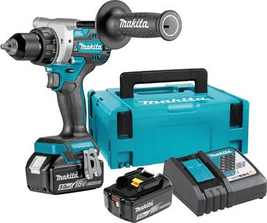 Makita aku buš-izv DDF486RTJ (18V,Li-ion,BL,2x5,0Ah)
