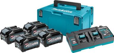 Makita aku POWER SET(BL4040x4,DC40RB,Makpac3)191U28-6