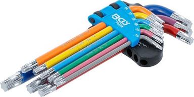 BGS set torx ključeva T10-T50 9dij. u boji 74458