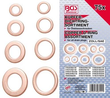 BGS set bakrenih brtvi  inch. 75dj. pro+  8144