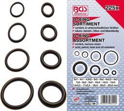 BGS set O-ring brtvi 3-22mm 225 kom   8044